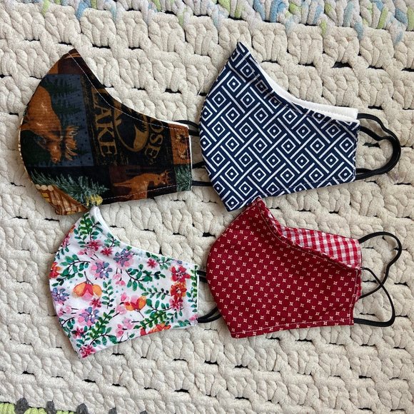 Homemade Other - 4 Cotton Cloth FACE MASK Adult
